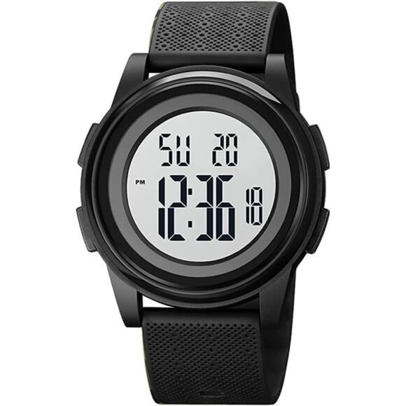 Ultra-Thin Minimalist Sports Waterproof Digital Watches Men with Wide-Angle - Picture 1 of 7